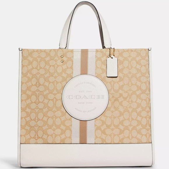 Coach Handbags - NWT💃Coach Dempsey Tote 40 In Signature Jacquard With Stripe And Coach Patch